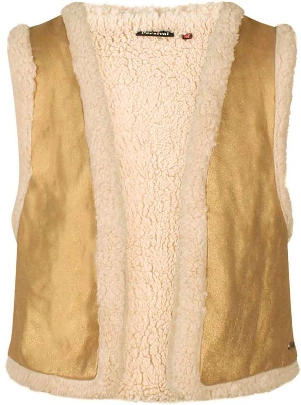 Persival meisjes gilet - Goud