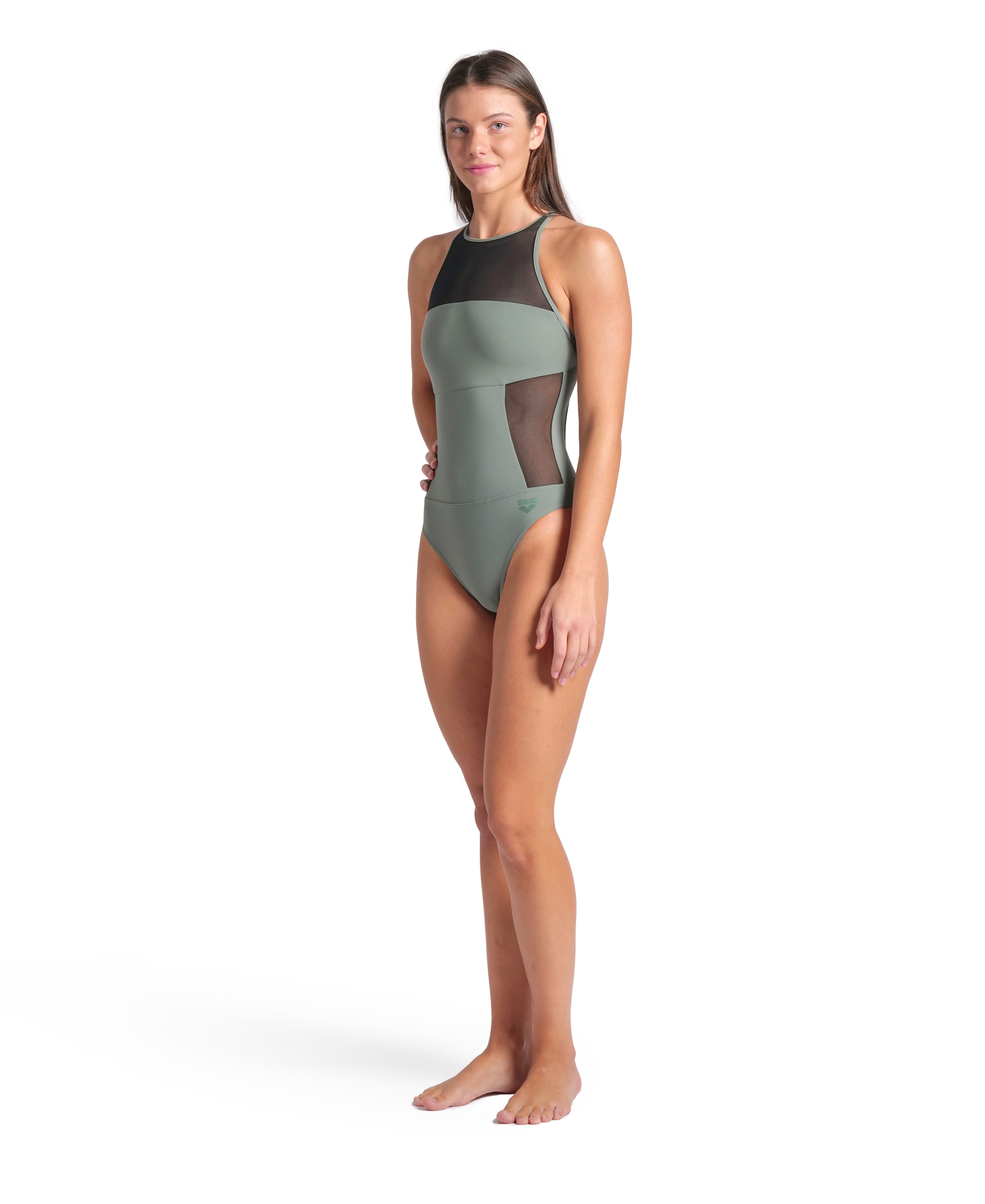 Arena Badeanzug »WOMEN'S ARENA MESH PANELS SWIMSUIT SWIM PRO BACK«, Mit transparenten Einsätzen