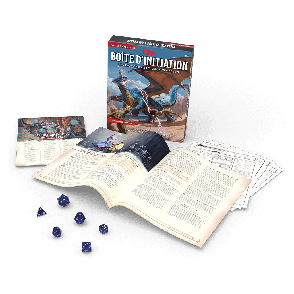 Dungeons & Dragons 5e Éd - Boite d'Initiation : Les Dragons de l'Île aux Tempêtes