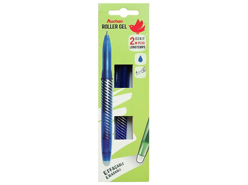 CANETA GEL APAGÁVEL AUCHAN AZUL