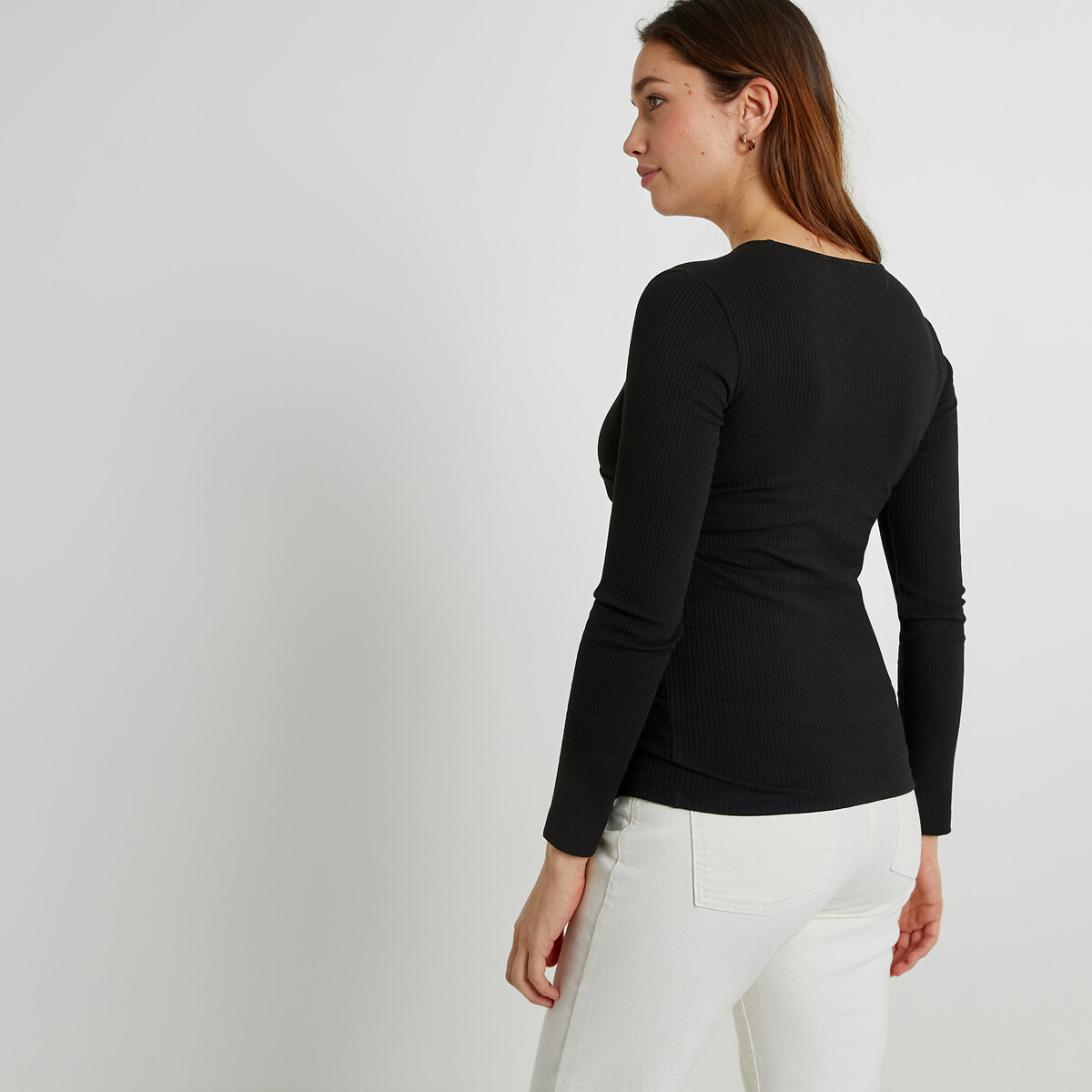 COLEÇÕES LA REDOUTE<br>Camiseta para gestantes e lactantes, modelo envelope