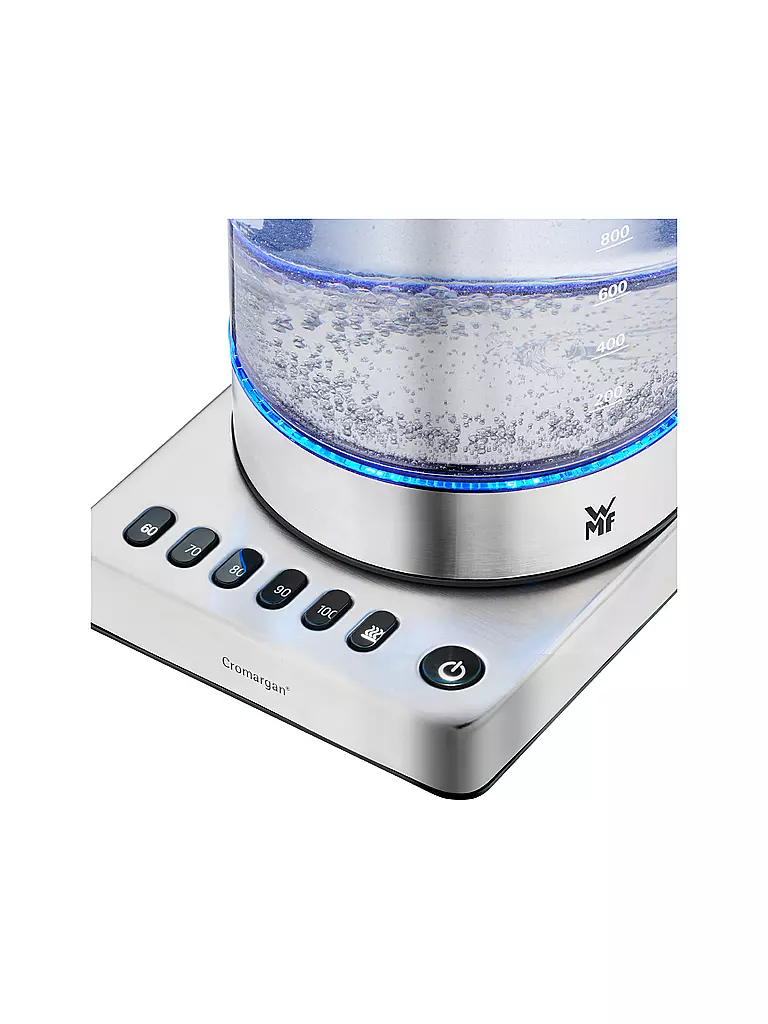 WMF Küchenminis 2 in 1 Vario Wasserkocher 1l transparent