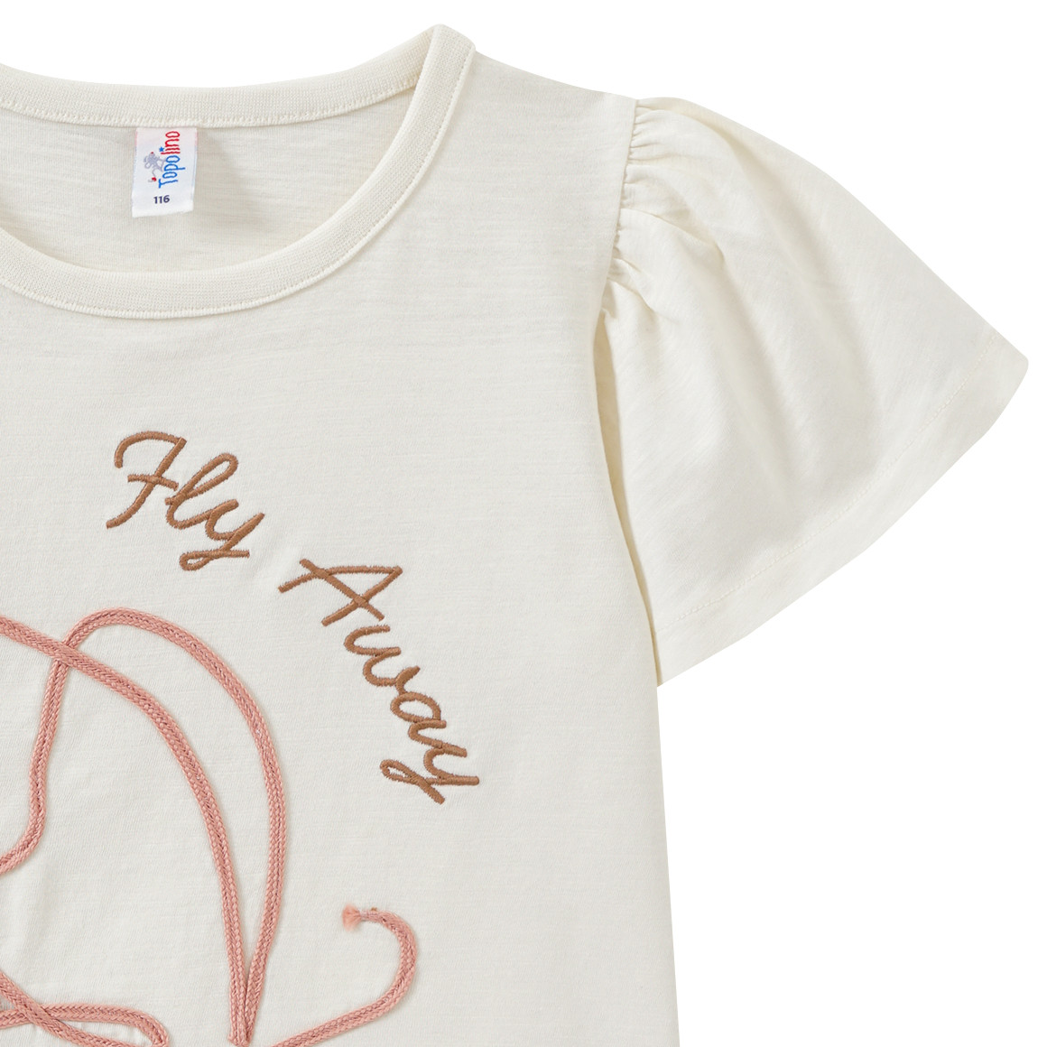 Topolino Mädchen T-Shirt mit Schmetterling weiss