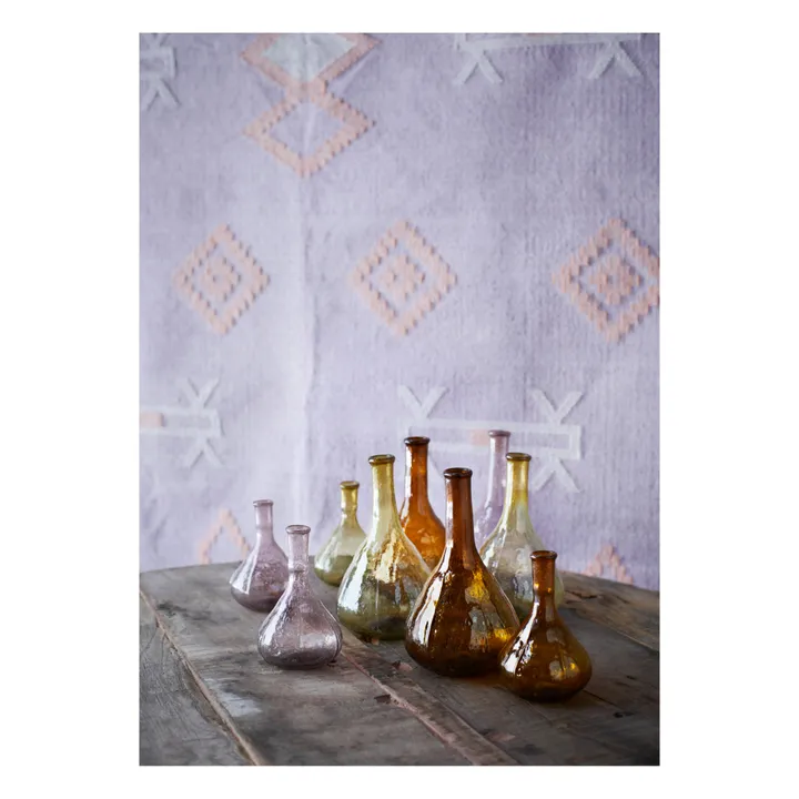 Madam Stoltz Soliflore en verre | Ambre