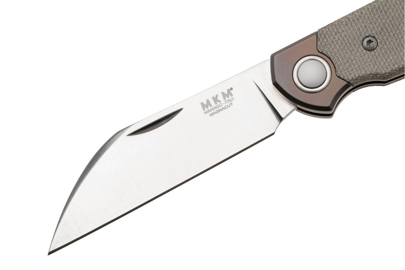 MKM Jacques JQ-TGC, Satin CPM MagnaCut, Green Canvas Micarta zakmes, Jesper Voxnaes design