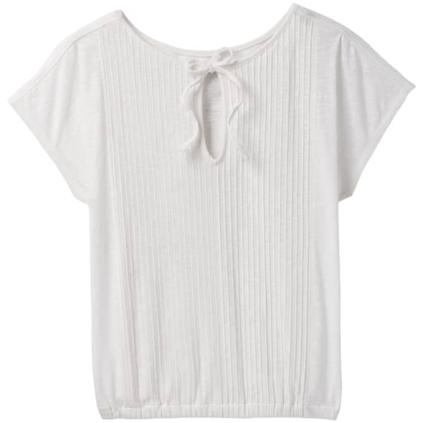 T-shirt PRANA OCUPAS POPOVER W SOFT WHITE