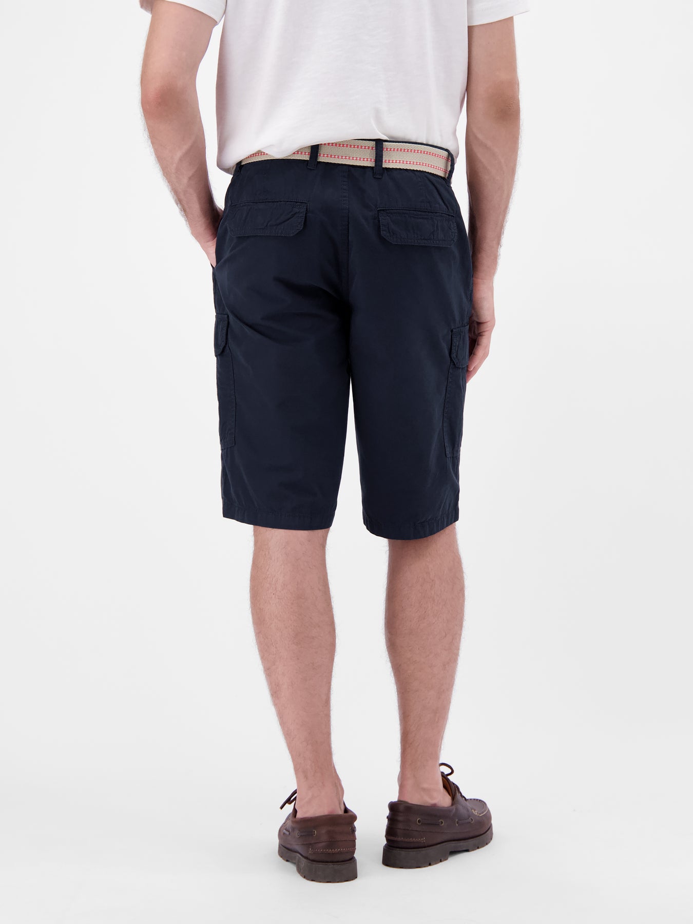 Cargo-Bermuda mit Gürtel