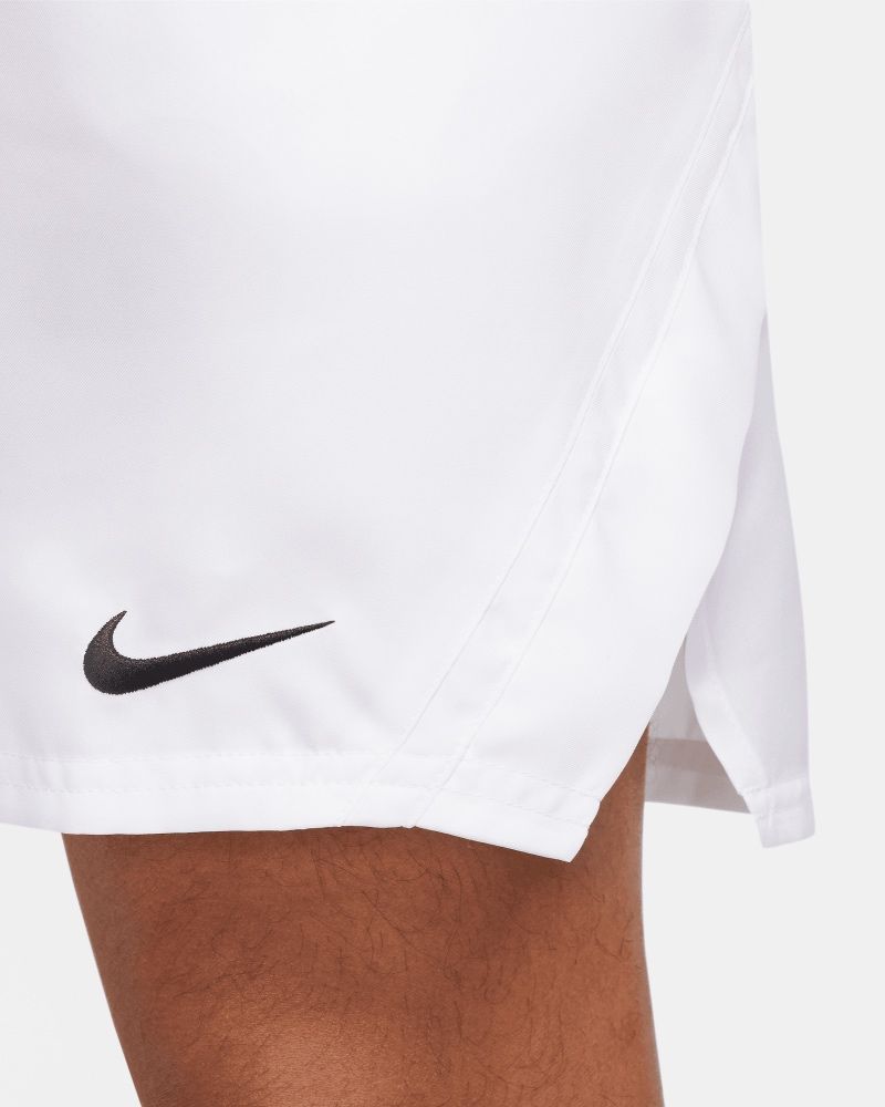 Short de tennis Nike NikeCourt Blanc pour homme