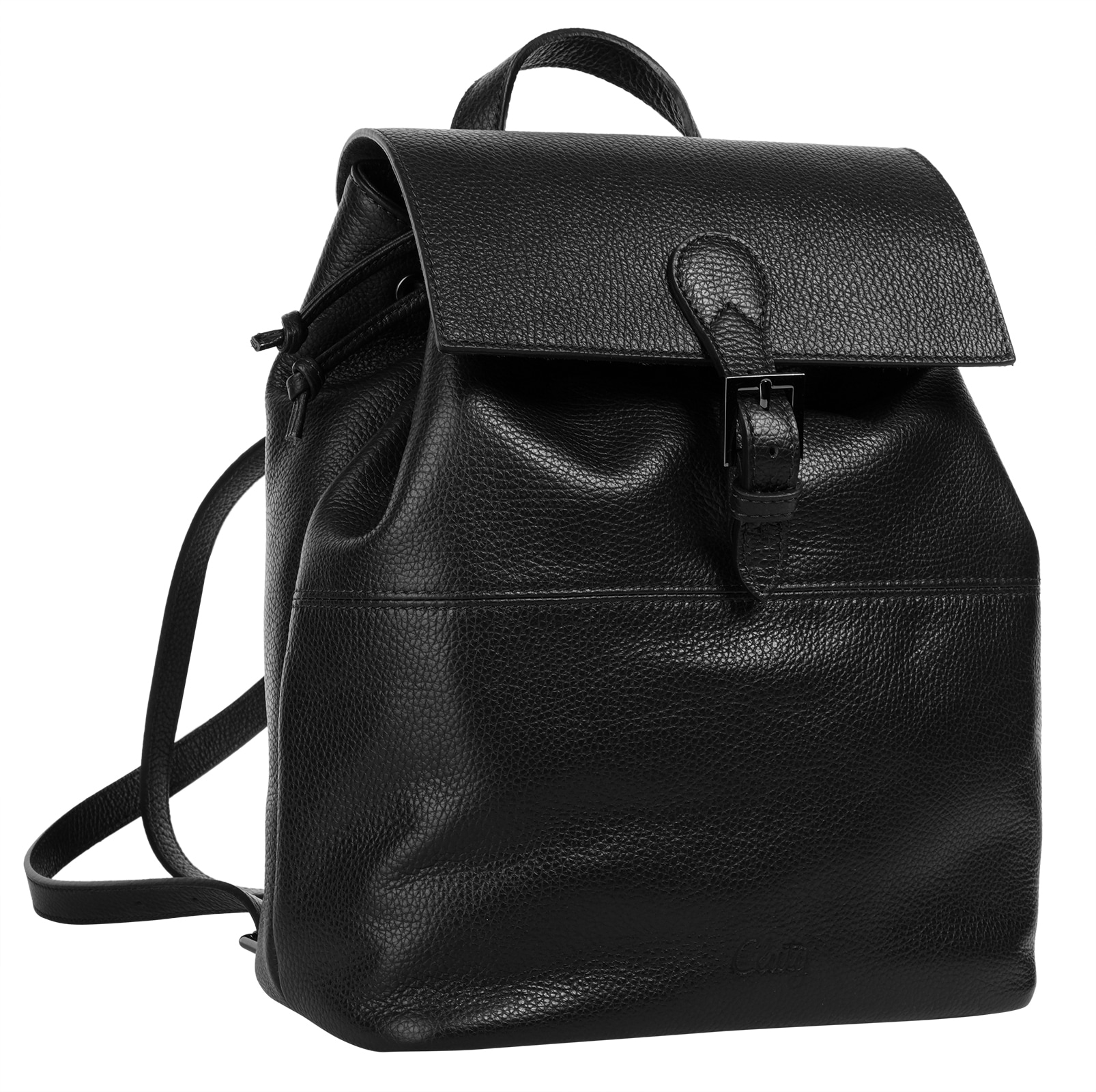 Cluty Cityrucksack echt Leder, Made in Italy