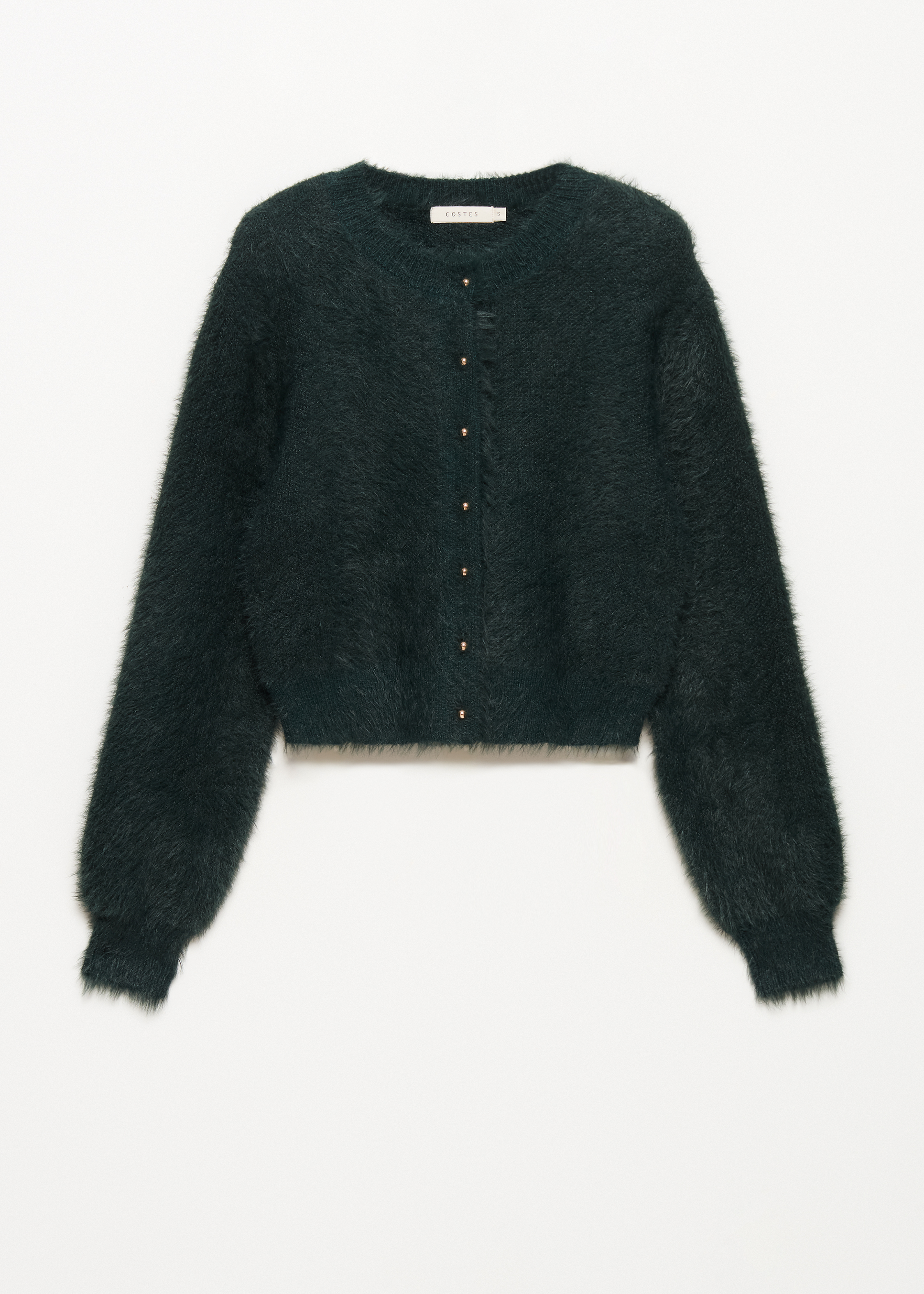 Fluffy oversized vest