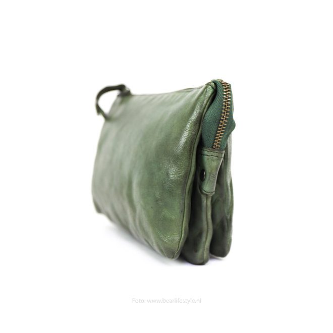 Bear Design Cow Lavato Portemonneetasje Uma Groen CL30996