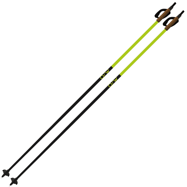 Bâton ski de fond ONE WAY DIAMOND SPRINT BLACK/NEON GREEN