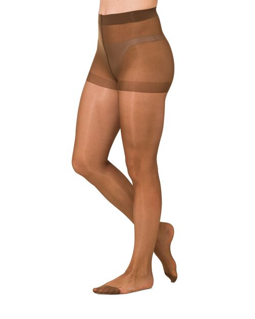 2 collants 15 deniers marron