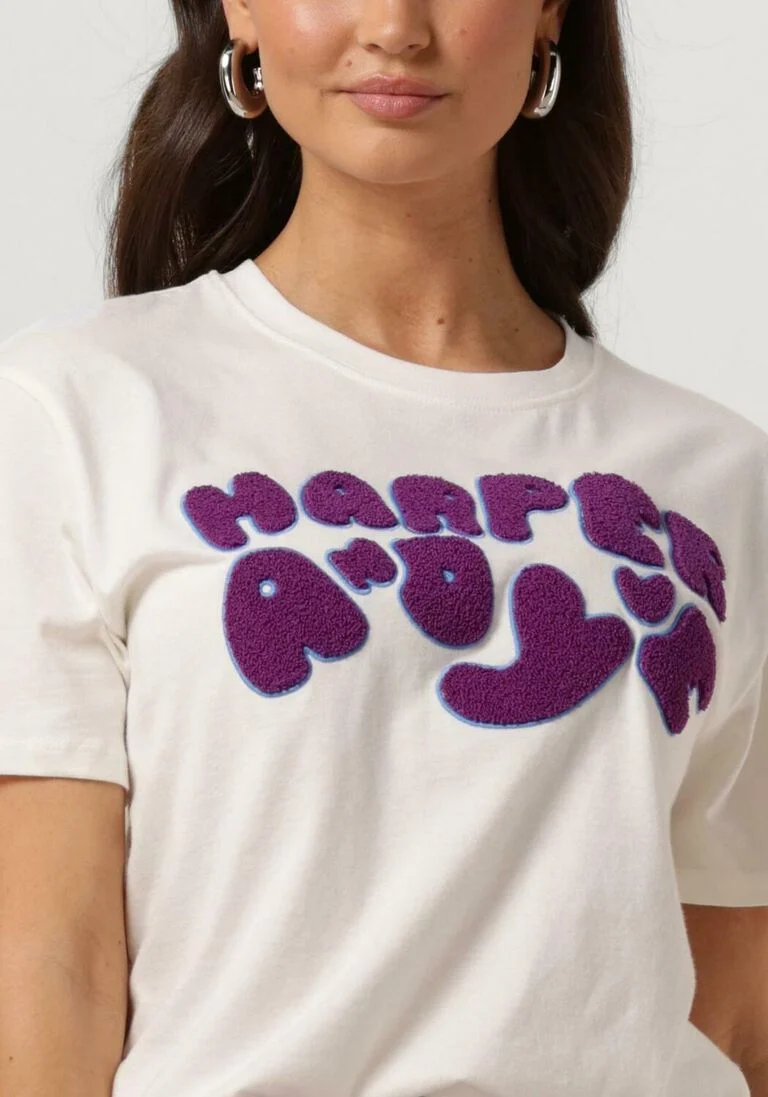 HARPER & YVE ecru harper & yve t-shirt logo-ss
