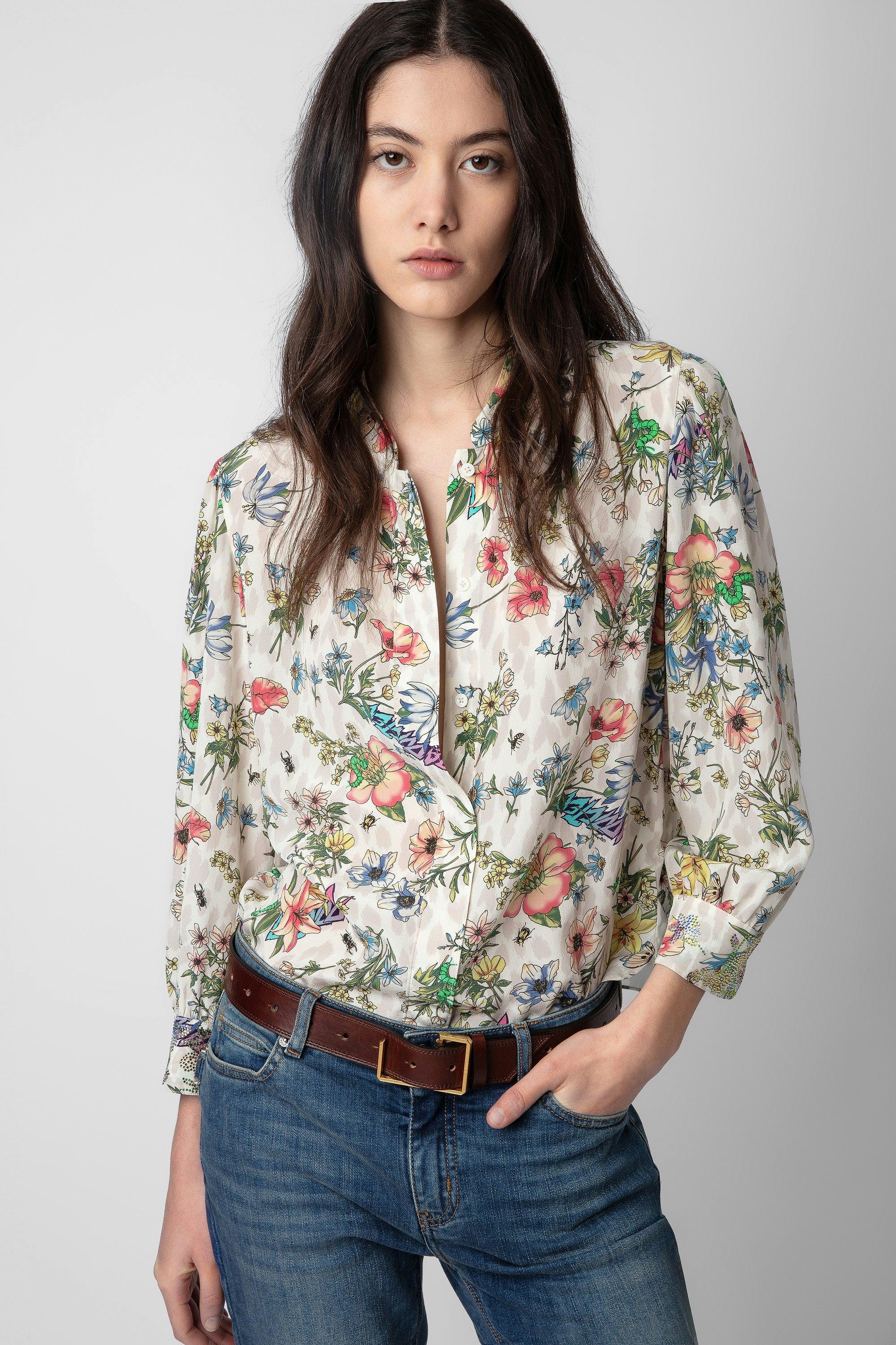 Blouse Tadeo Strass Soie