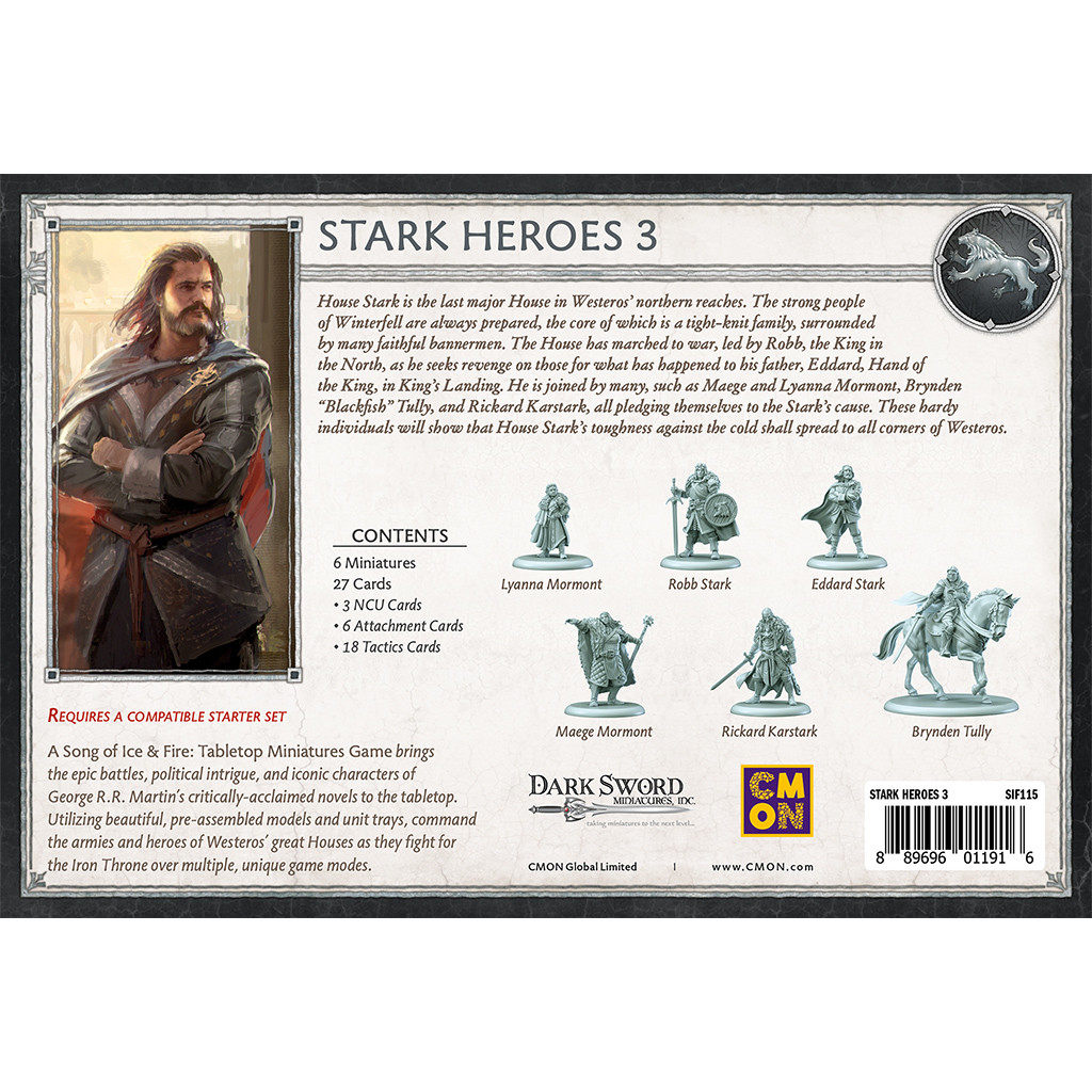 Le Trône de Fer : le Jeu de Figurines - Héros Stark III