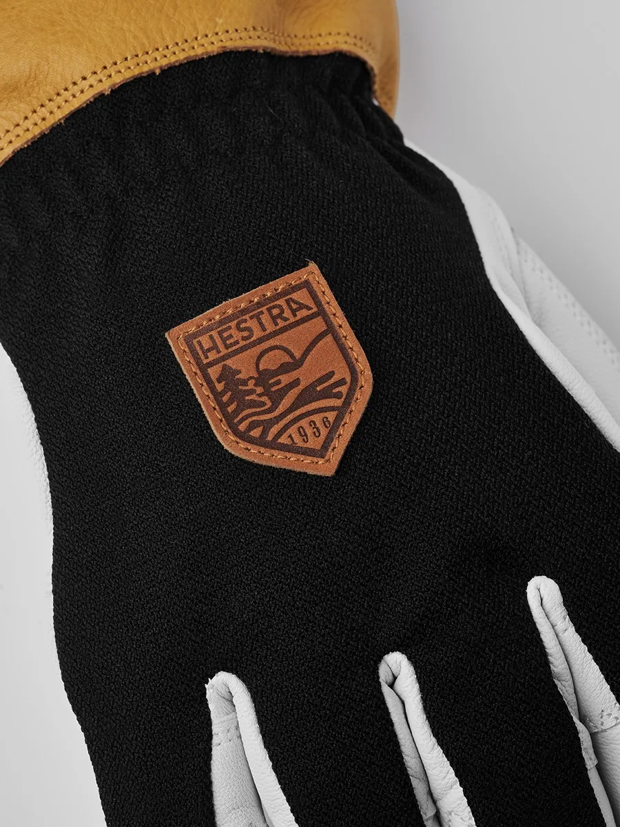 Hestra Ergo Grip Alpha 5 Finger Black