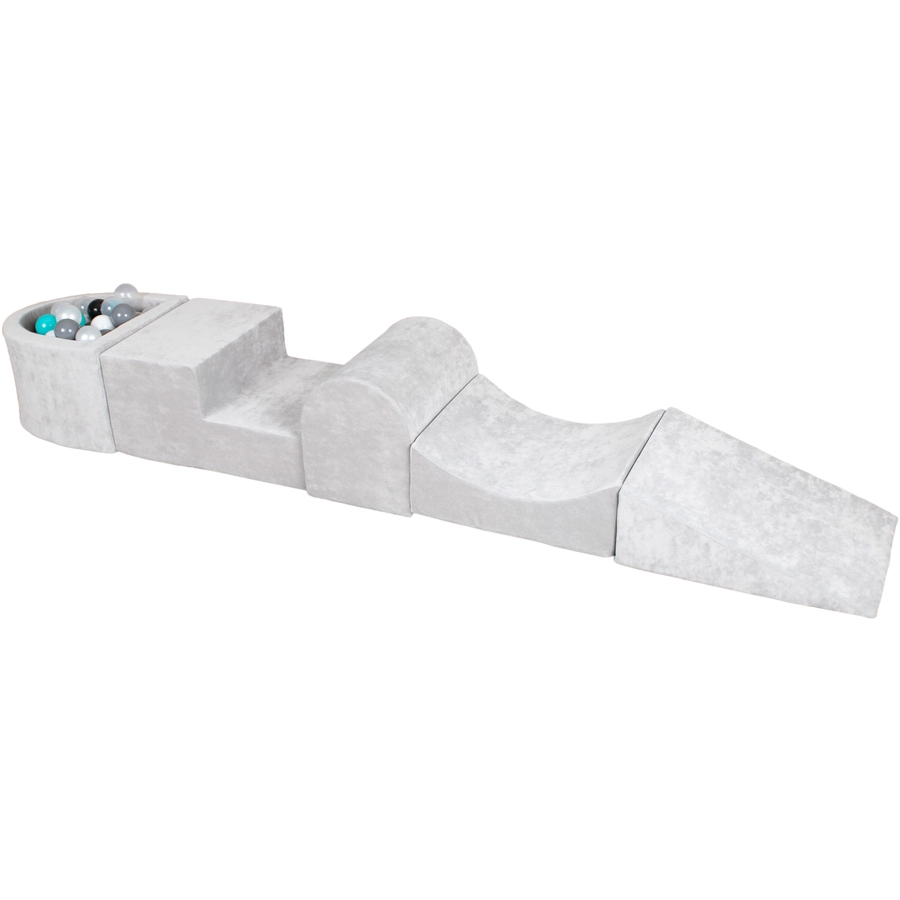 knorr toys® Spielblöcke soft - Grey grau