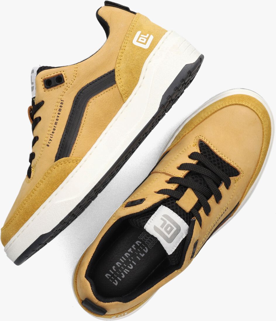 CYCLEUR DE LUXE gele cycleur de luxe lage sneakers backflip