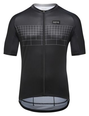 Maillot Manches Courtes Gore Wear Grid Fade 2.0 Noir/Gris