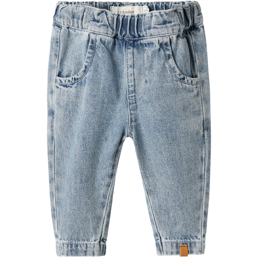 Køb Lil'Atelier Medium Blue Denim Fundo Loose Jeans