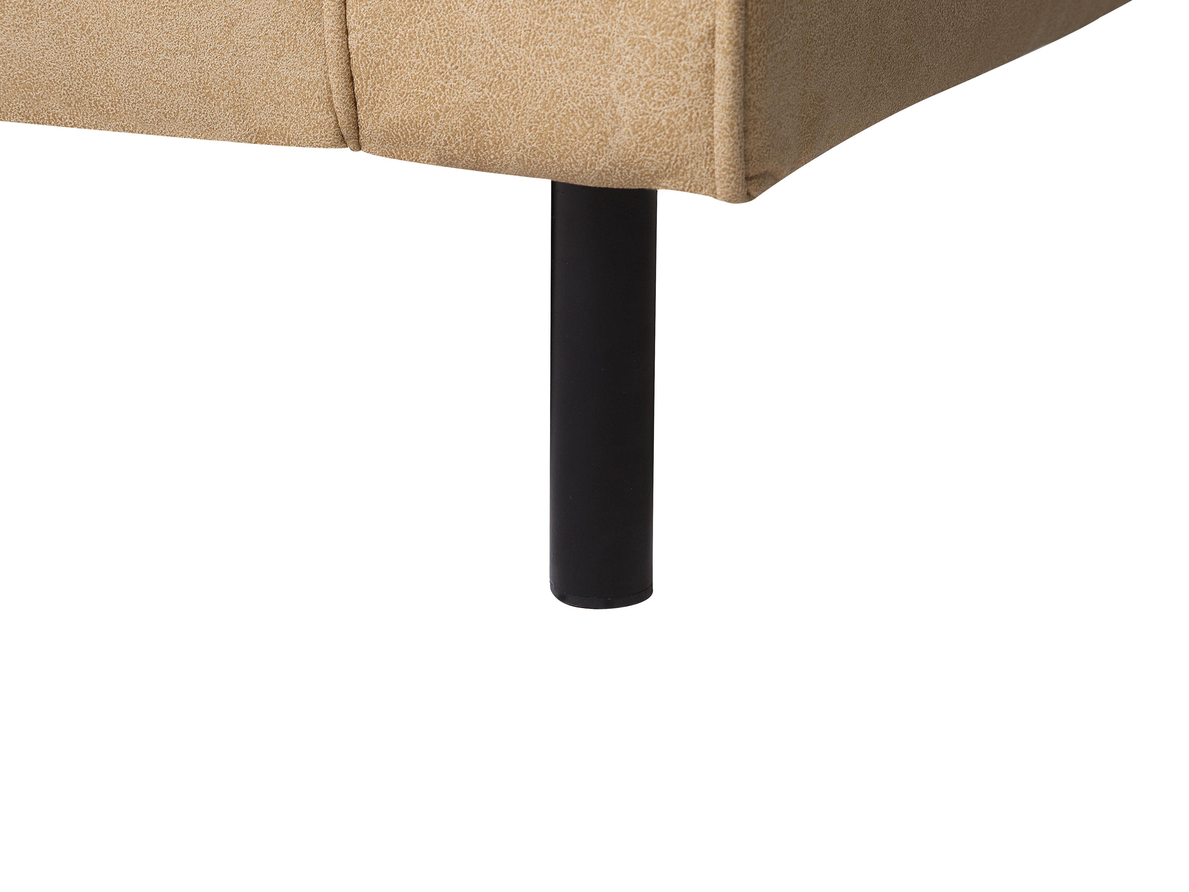 Bank 3-zits SAVALEN Kunstleer Beige