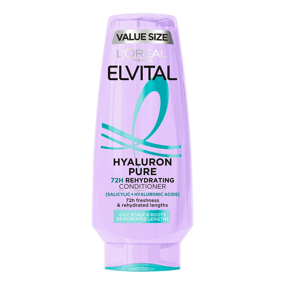 L'Oréal Paris Elvital Hyaluron Pure Conditioner For Dehydrated Hair - 300 ml.