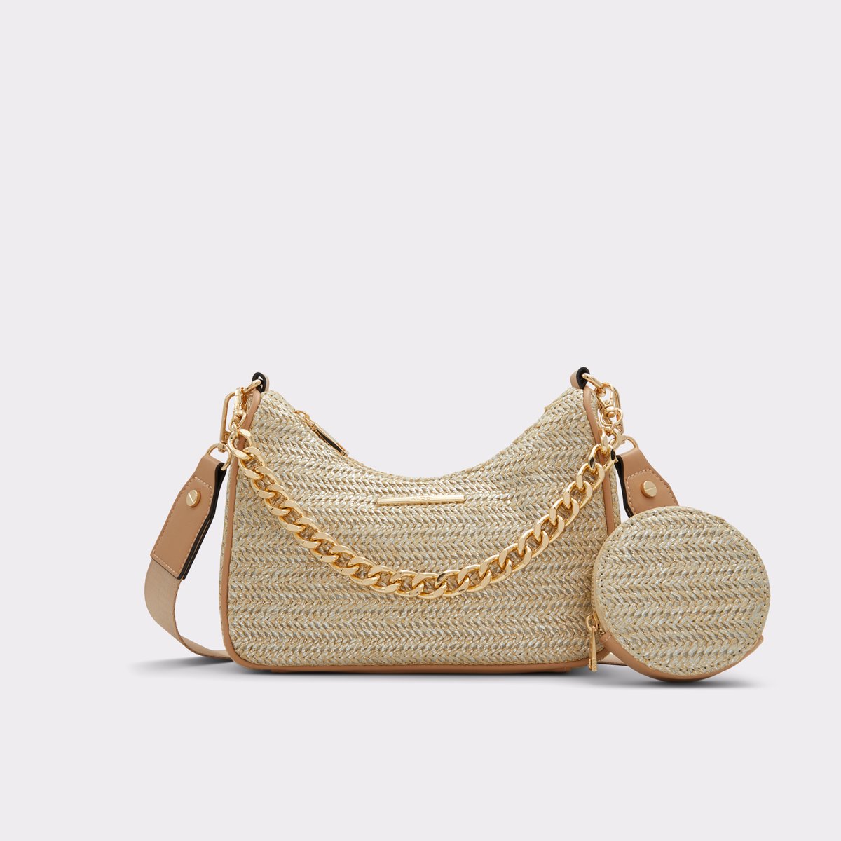 Santana Medium Beige Women Shoulder Bags