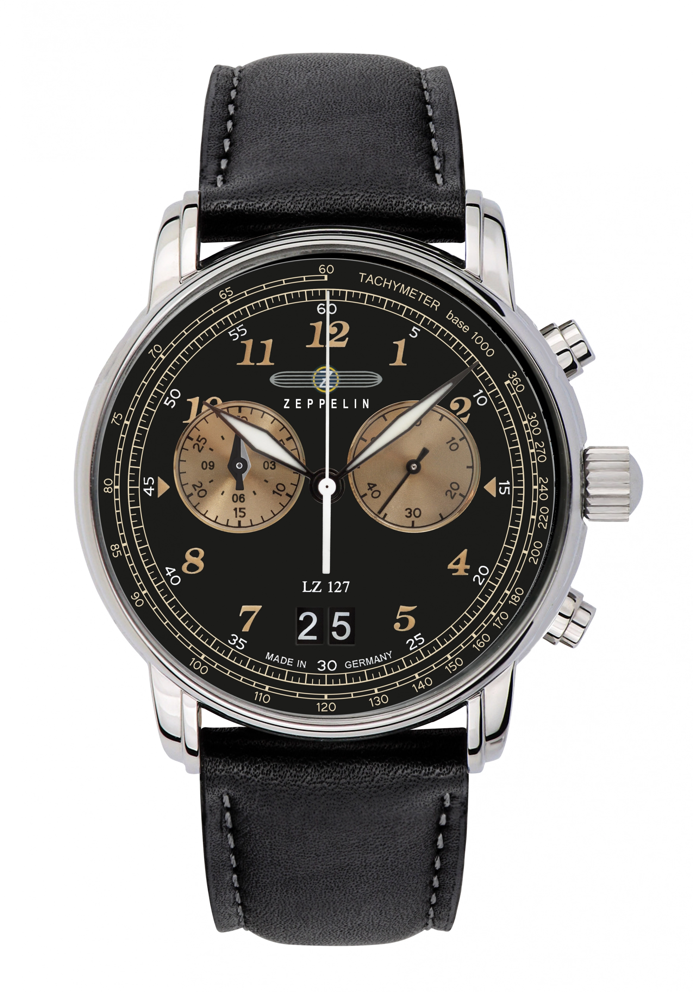 Zeppelin LZ 127 Graf Herrenchronograph Schwarz 8684-2