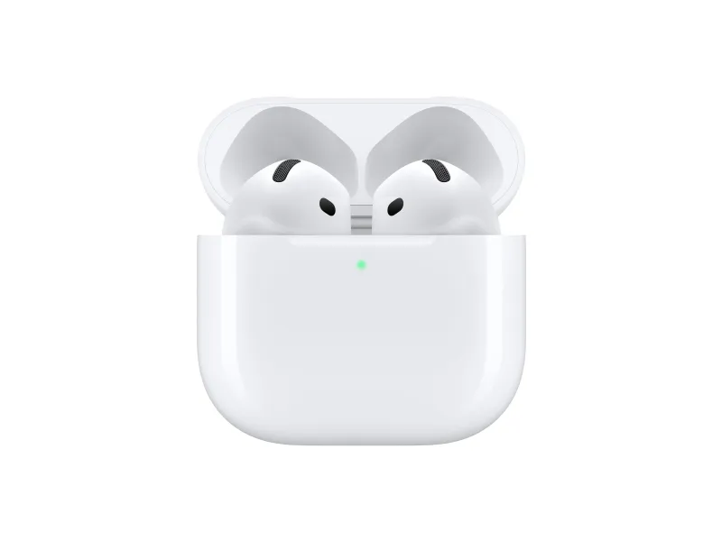 Apple AirPods 4 - Ægte trådløse øretelefoner med mik. - ørespids - Bluetooth - hvid