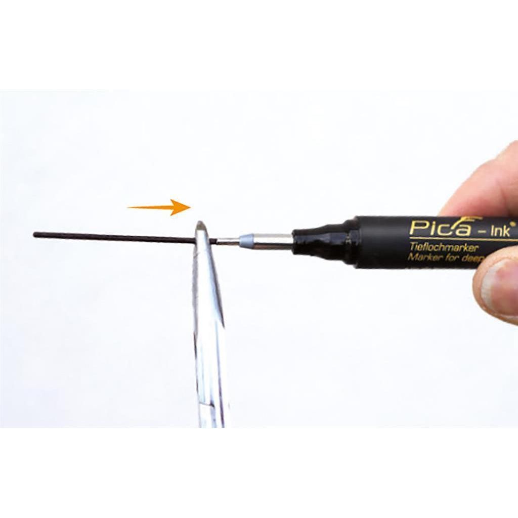 Pica 150/40 Markeerstift voor diepe gaten rood - PI15040