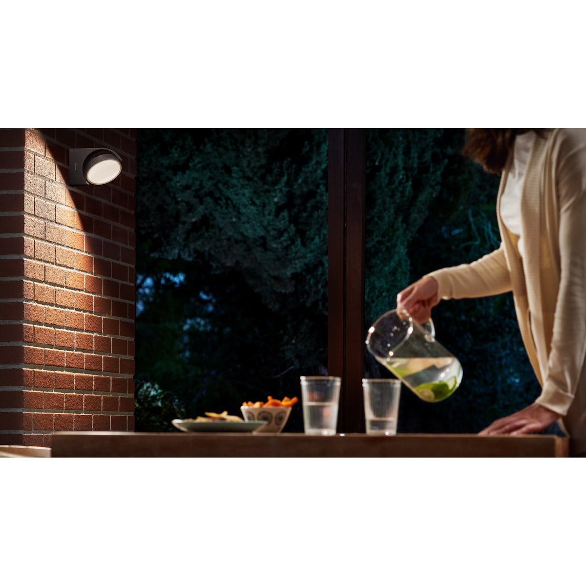 Philips Mimosa utendørs vegglampe 7W