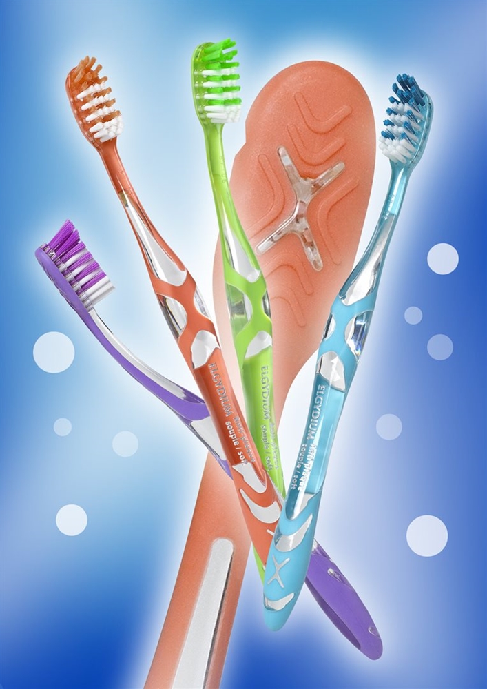 ELGYDIUM Anti-Plaque Zahnbürste weich 1 Stk