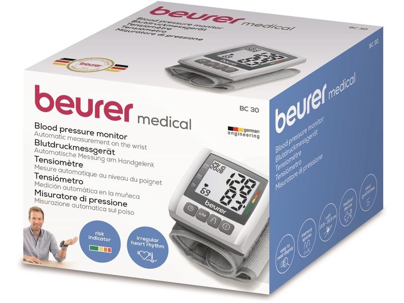 Beurer Blutdruckmessgerät BC 30 Blutdruck- und Pulsmessgerät