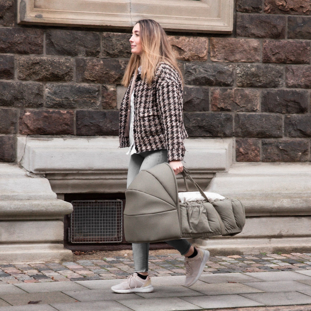 Køb Sebra Dark Olive Hætte Til 3-In-1 Baby Nest