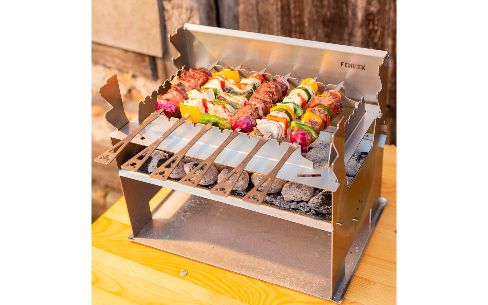 Fennek Grillspieße 6 teilig kurz 345 x 2 mm