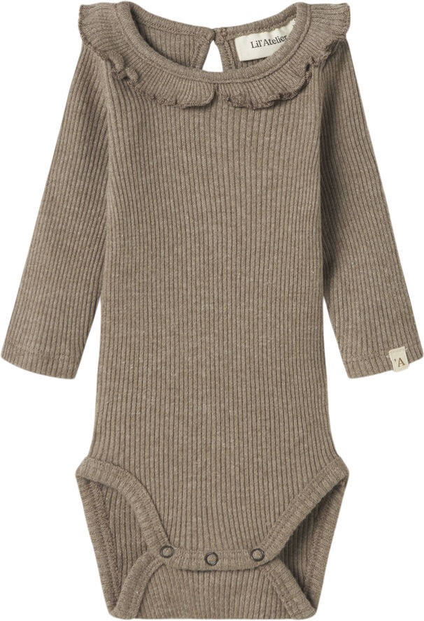 Lil' Atelier NBFSOPHIA SAK LS SLIM BODY LIL Shitake