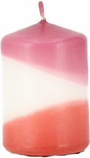 Stompkaars Duo Dip roze / oranje 45 uur D 7 H 10 cm