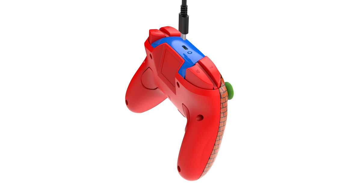Turtle BeachRematch draadloze gamingcontroller – Mario Bricks  (Rood/groen, Nintendo Switch, Nintendo Switch Lite, Nintendo Switch - OLED-model, Nintendo Switch 2)