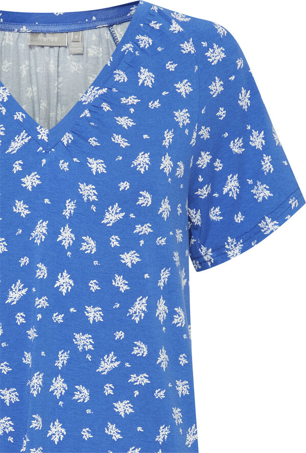 Fransa FRSANIE TEE 1 Beaucoup blue mix