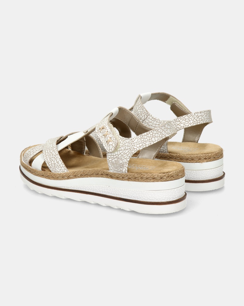 Rieker Sandalen  - wit