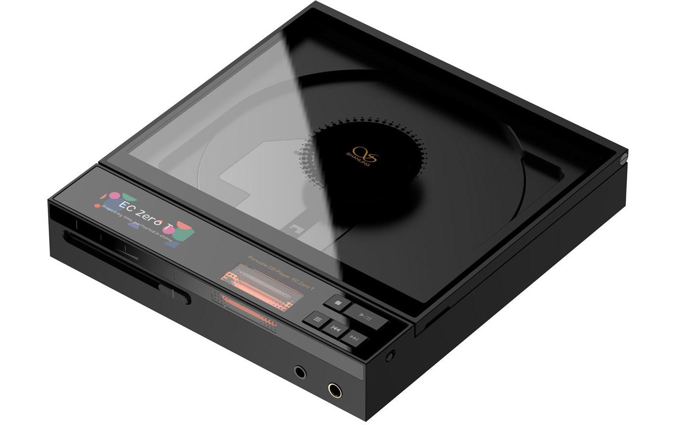 CD-Player EC Zero T Schwarz<br>Portabler CD-Player