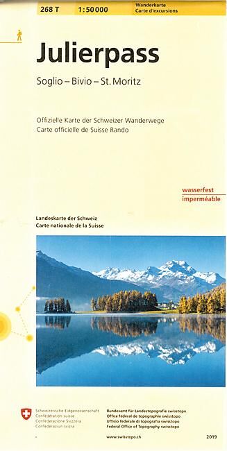 BUNDESAMT - 268T JULIERPASS ECHELLE 1 50 000