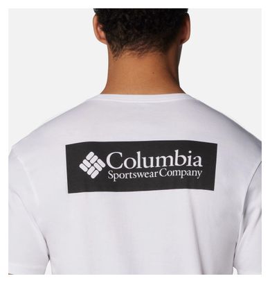 T-Shirt Columbia North Cascades Blanc Homme
