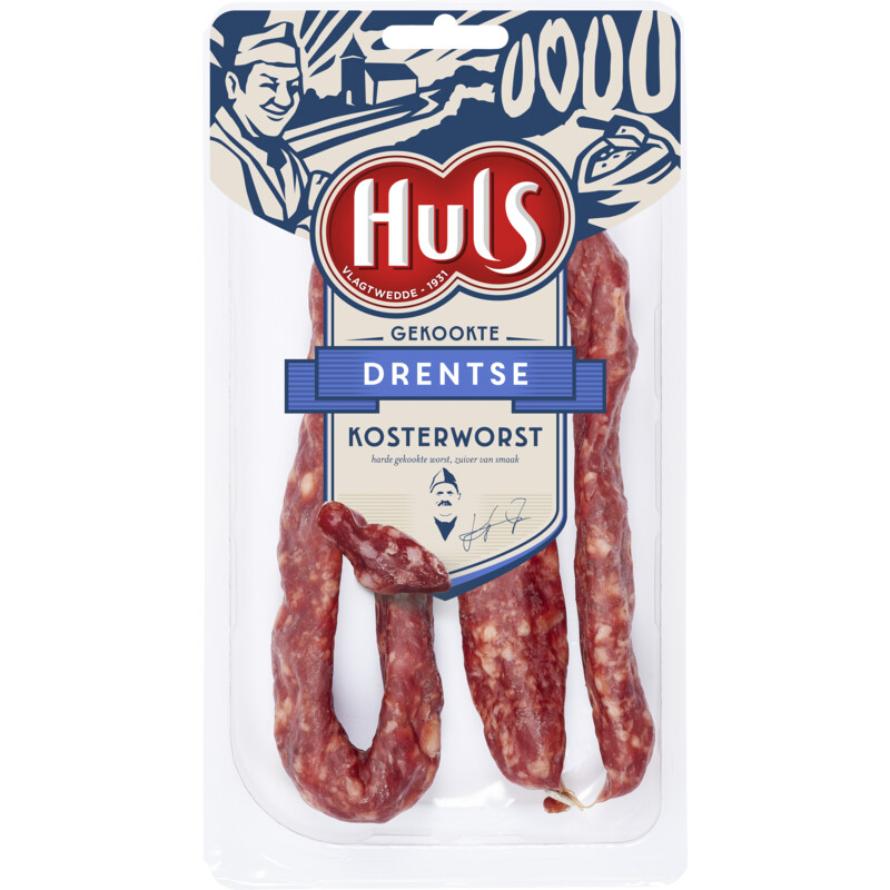 Huls Gekookte Drentse kosterworst