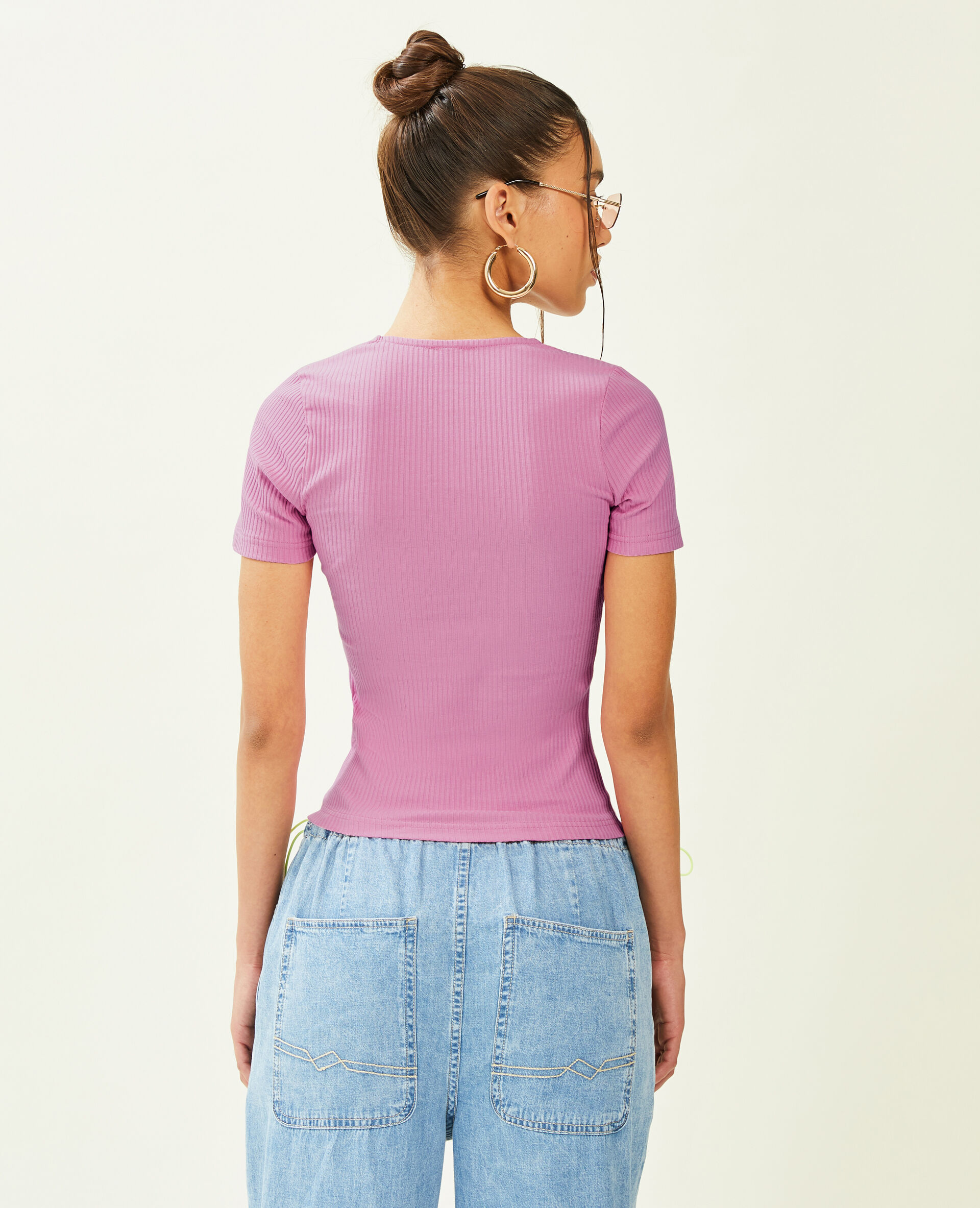 T-shirt à manches courtes - Rose
