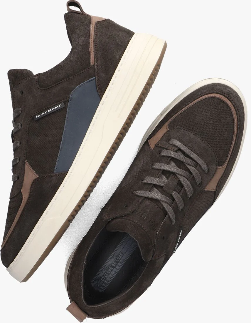 CYCLEUR DE LUXE bruine cycleur de luxe lage sneakers commuter