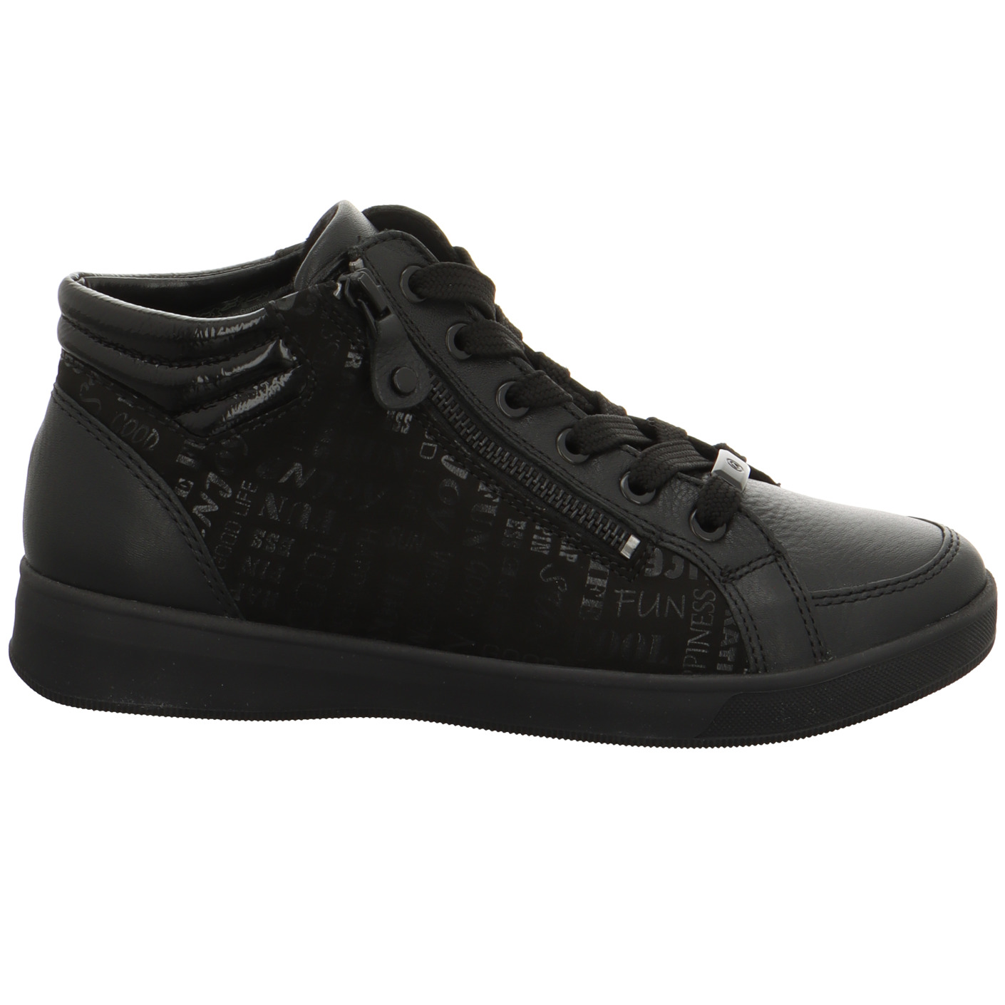 Schnürboots schwarz