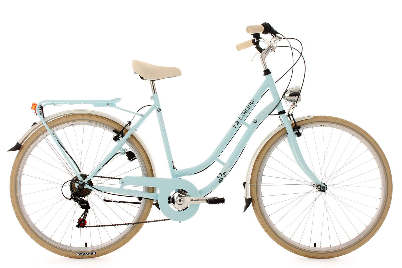 KS Cycling Damenfahrrad 28'' CASINO - hellblau - Rahmenhöhe 53 cm