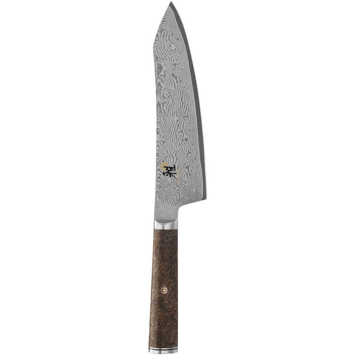 BLACK 5000MCD Rocking Santoku Japansk kokkekniv 18cm